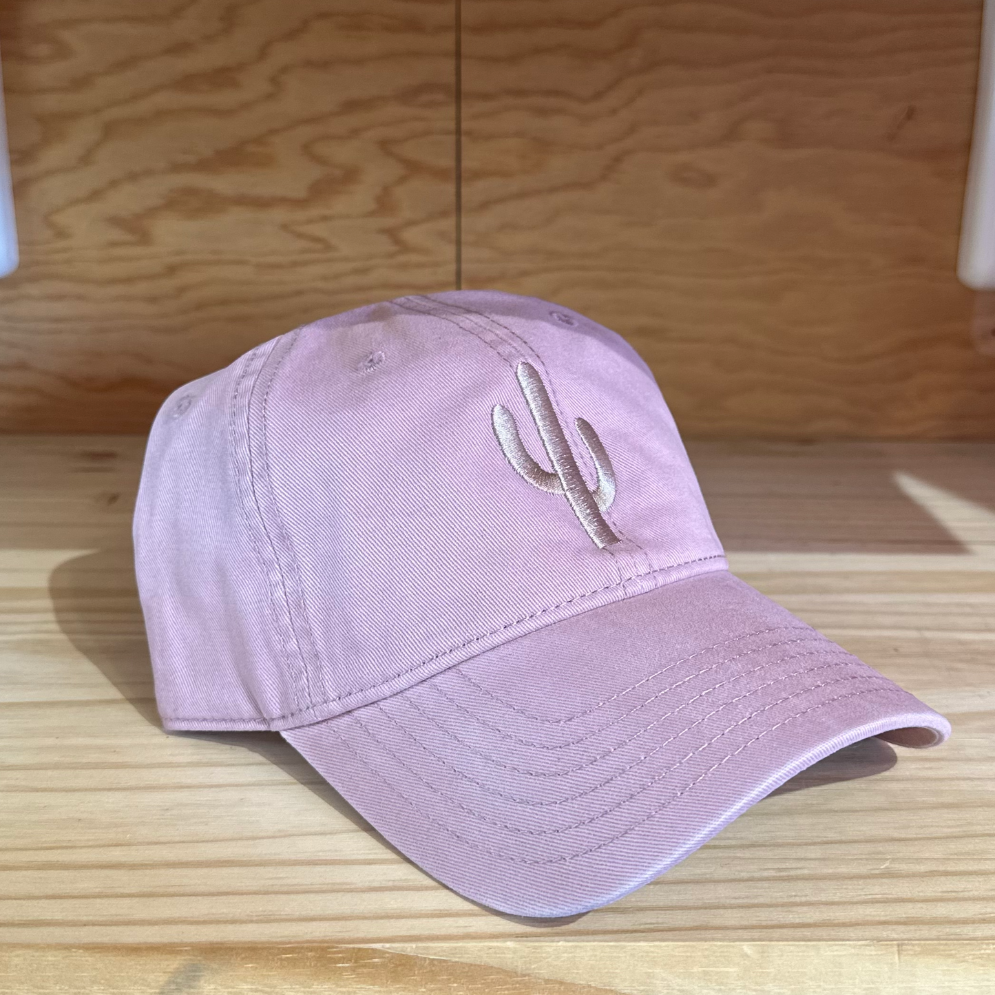 Simple Cactus Pink Dad Hat