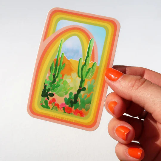 "Desert Rainbow" Sticker