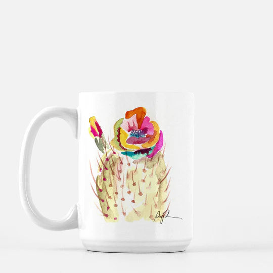 "Technicolor Bloom" Ceramic Mug