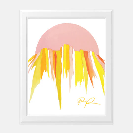 "Rainbow Ridge" Watercolor Print