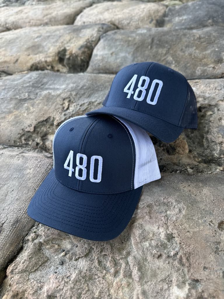 480 Embroidered Trucker Hat