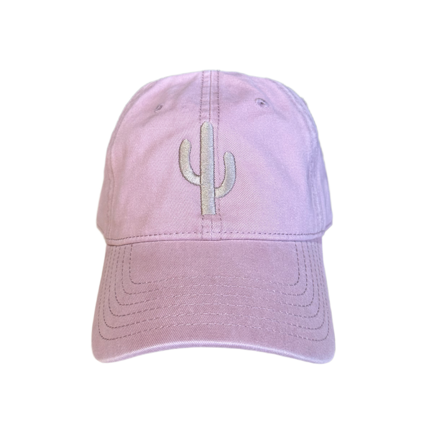 Simple Cactus Pink Dad Hat