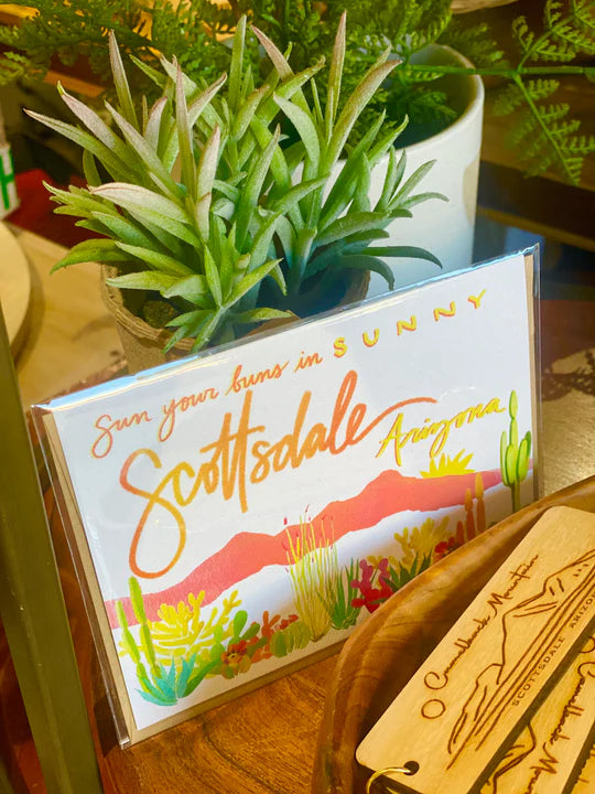 "Scottsdale Sungarden" Greeting Card