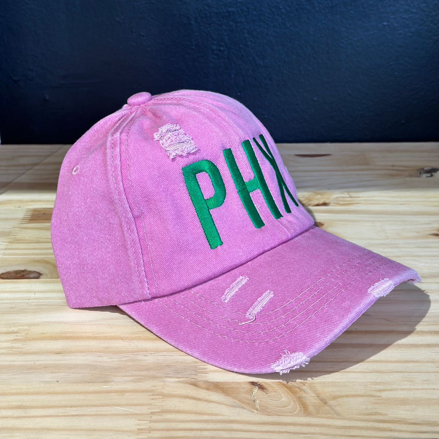 PHX Distressed Pink Dad Hat
