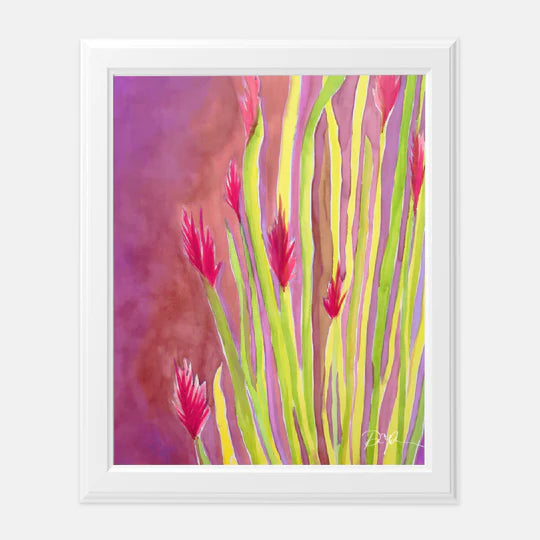 "Vibrant Ocotillo" Watercolor Print