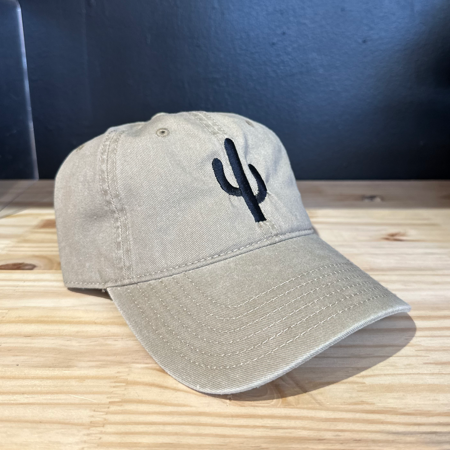 Simple Cactus Khaki Dad Hat