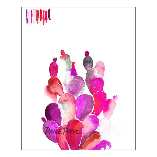 "Cactus Candy" Watercolor Print