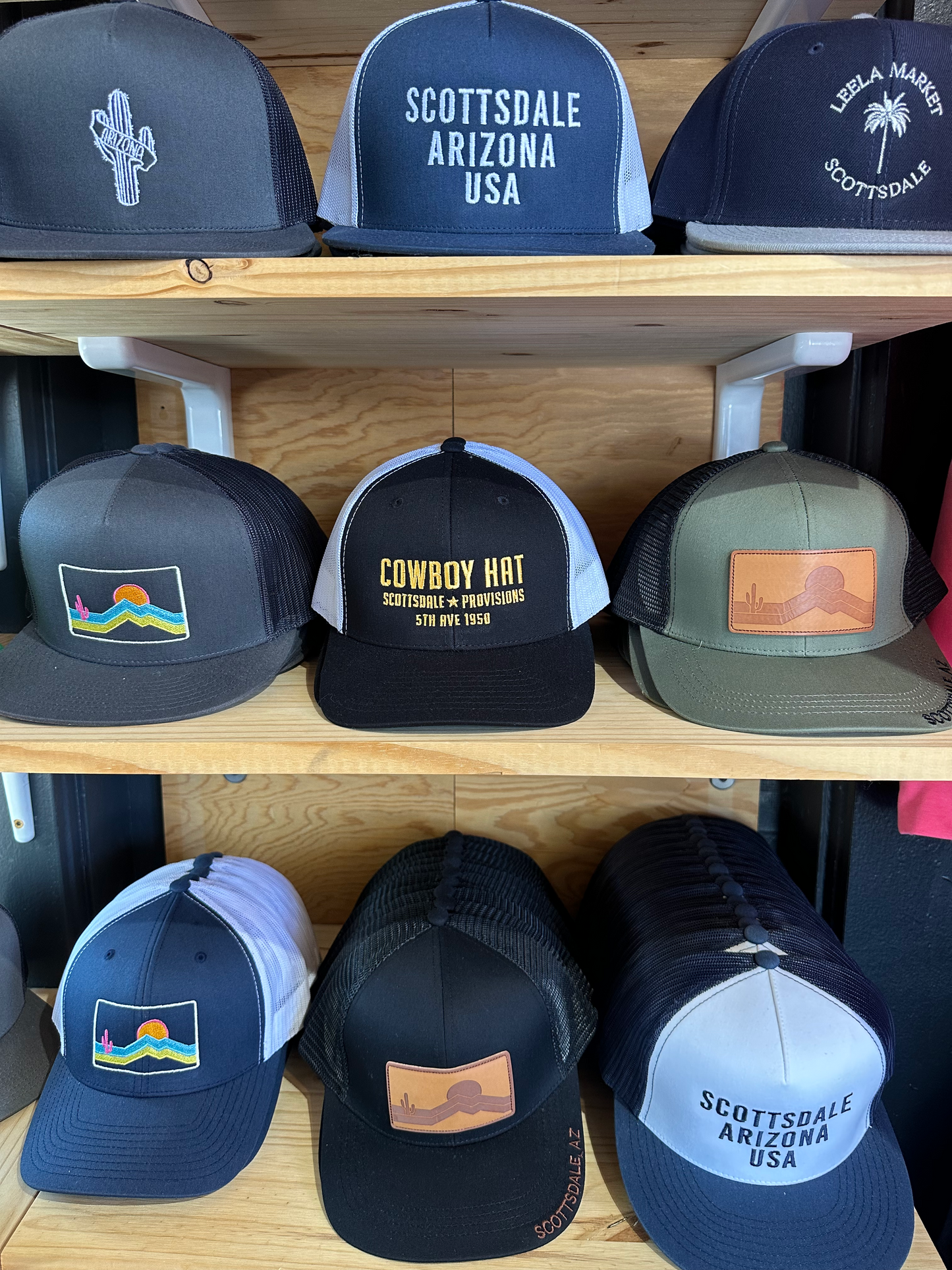 Scottsdale Arizona USA Navy Flat Bill Hat