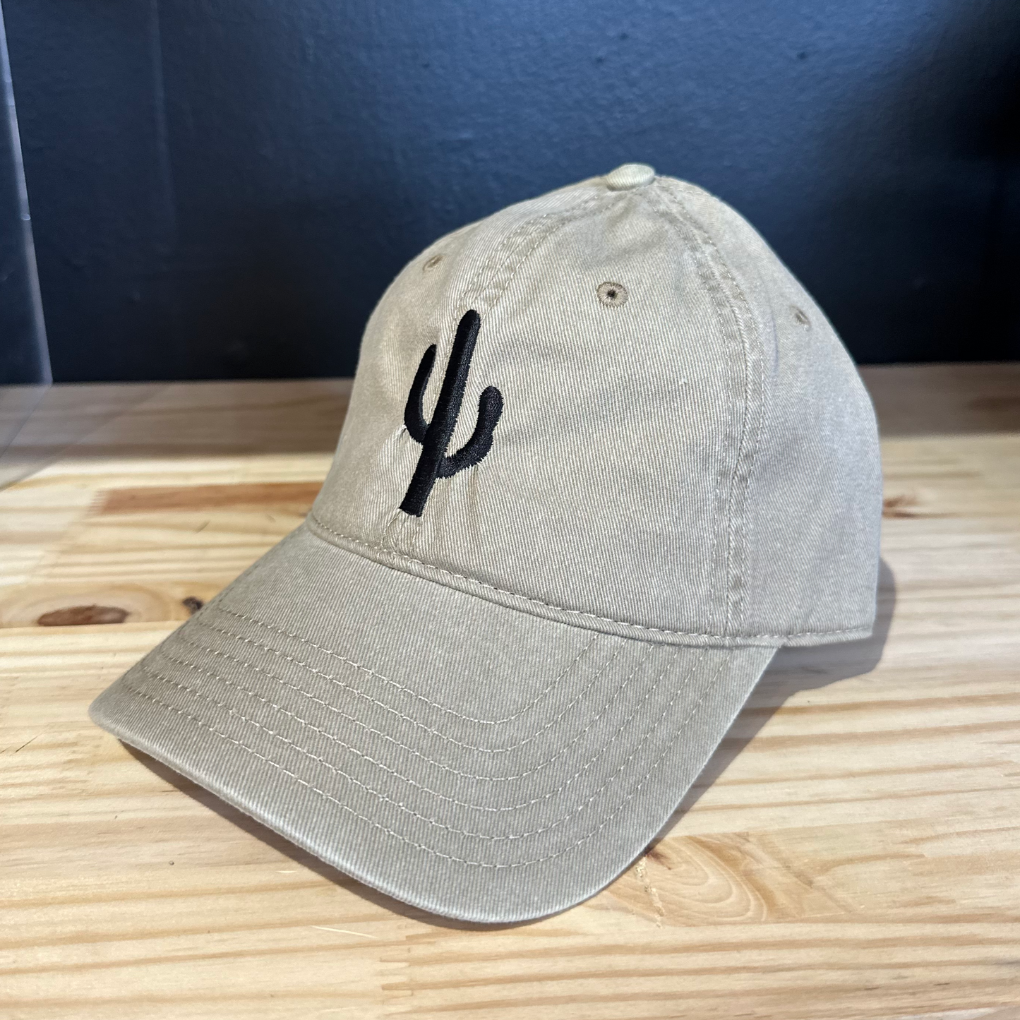 Simple Cactus Khaki Dad Hat