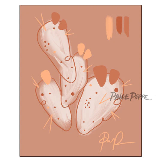 "Cactus Calm" Art Print