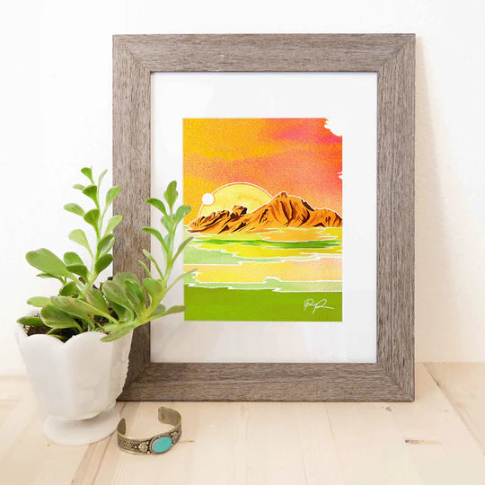 "Camelback Mirage" Art Print