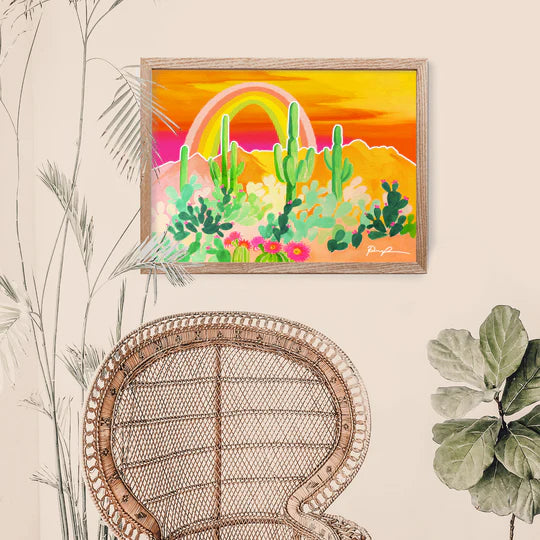 "Desert Rainbow" Horizontal Art Print