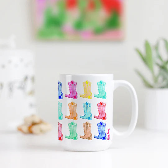 "Cowgirl Kaleidoscope" Ceramic Mug