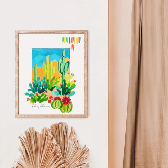 "Desert Sketchbook" Watercolor Art Print