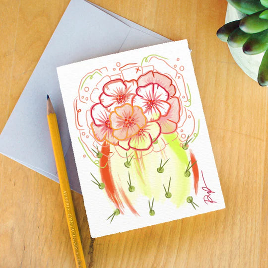 "Flower Power" Greeting Card