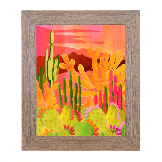 "Glowing Garden" Watercolor Print