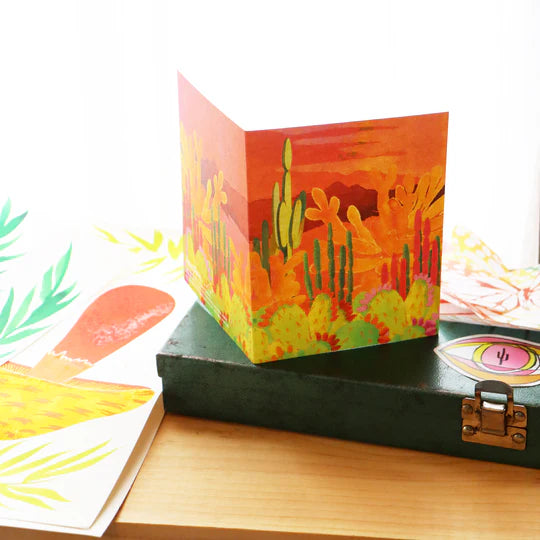 "Glowing Garden" Greeting Card