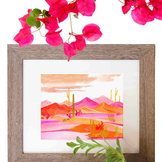 "Groovy Sunset" Art Print
