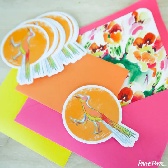 "Sunset Roadrunner" Sticker