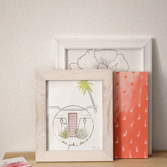 "That Pink Door" Watercolor Print
