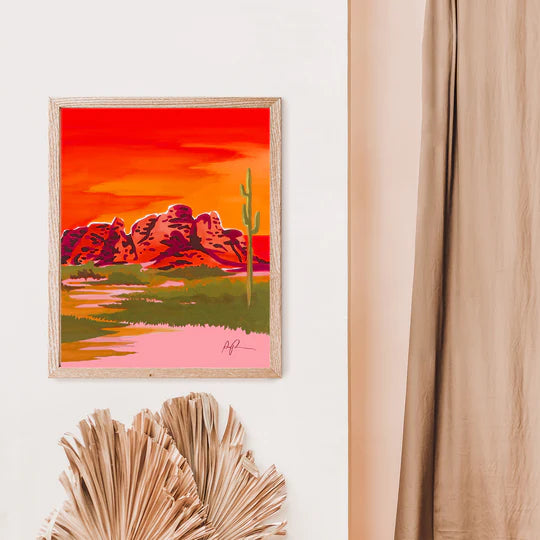 "Papago's Vibrance" Art Print