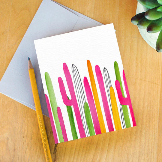 "Summer Saguaros" Greeting Card