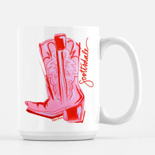 "Scottsdale Cowgirl Boot" Ceramic Mug