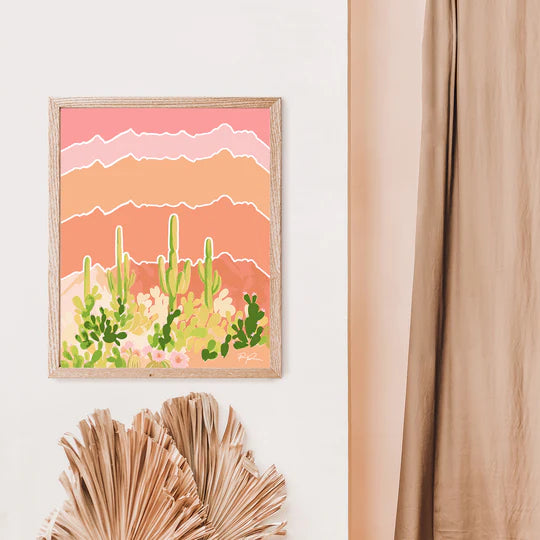 "Serene Jungle" Watercolor Print