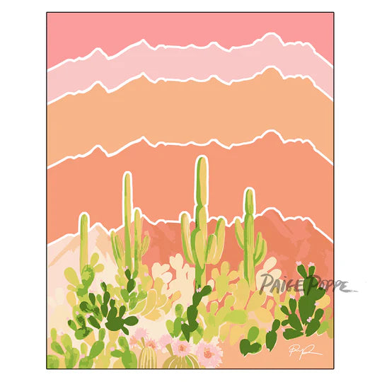 "Serene Jungle" Watercolor Print