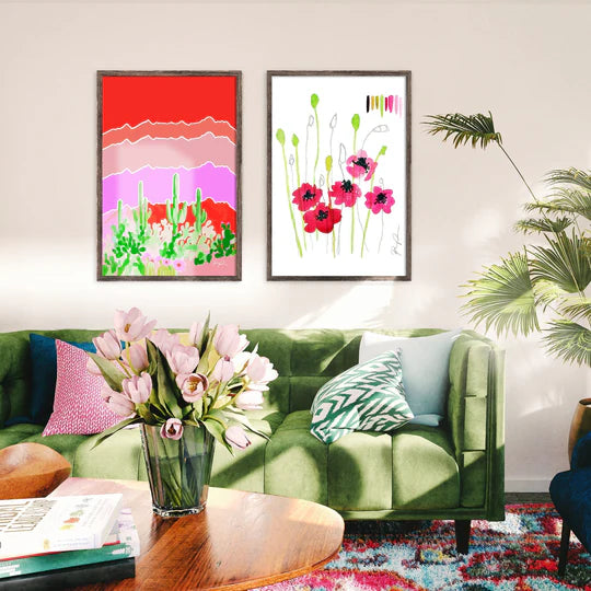 "Sonoran Jungle" Watercolor Print