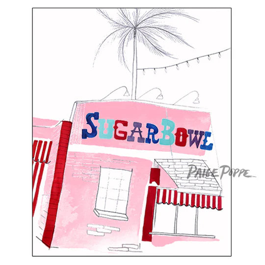 "Sugar Bowl" Watercolor Illustration Print