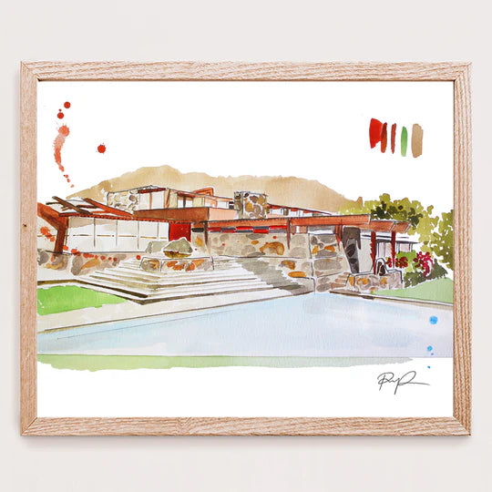 "Taliesin West" Architectural Art Print