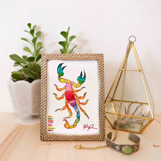 "Sonoran Sting" Watercolor Print