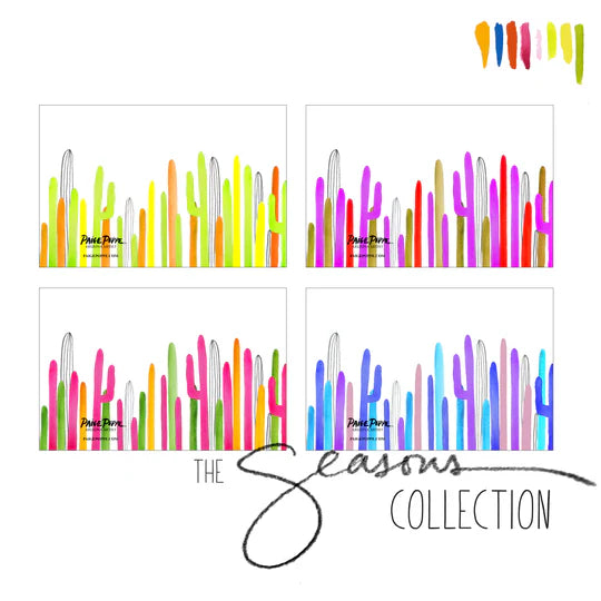 "Fall Saguaros" Greeting Card
