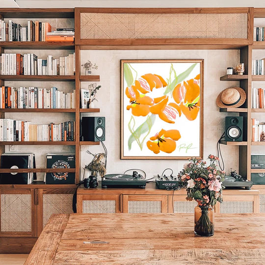 "Tulip Flourish" Watercolor Print