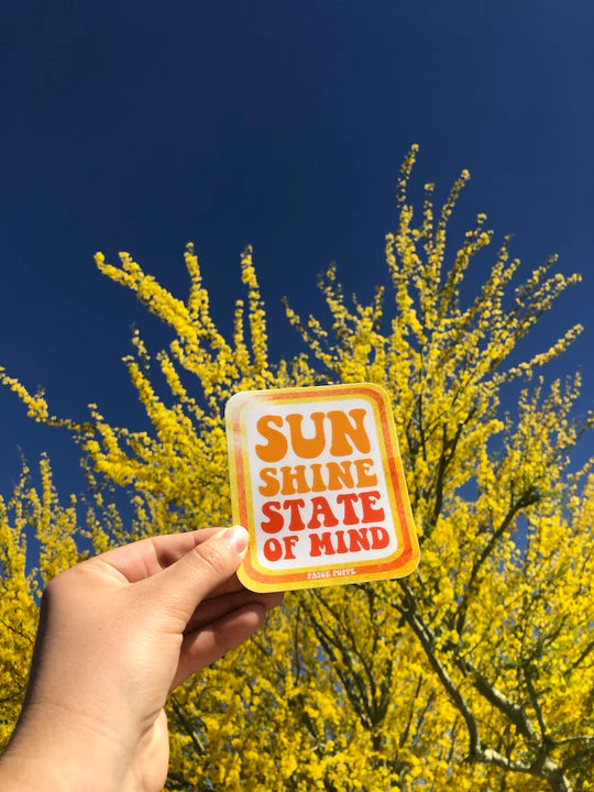 "Sunshine State of Mind" Sticker