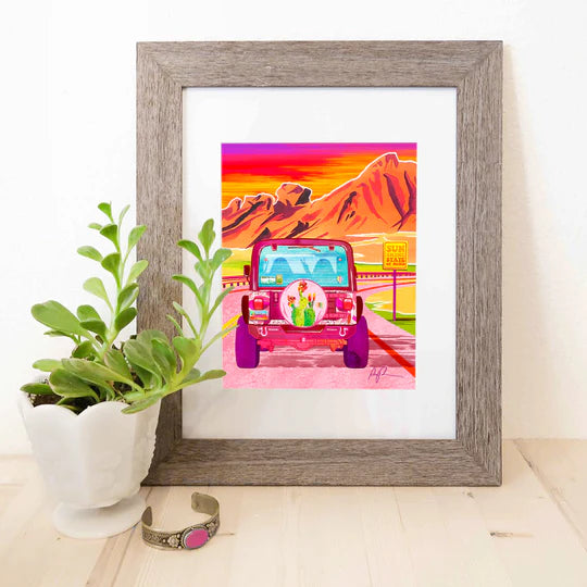 "Vibrant Voyage" Art Print