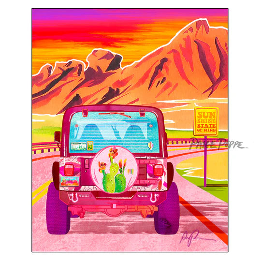 "Vibrant Voyage" Art Print