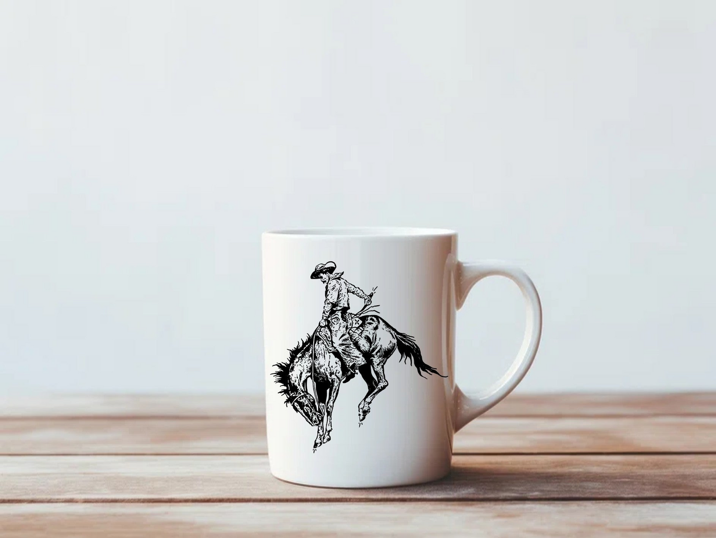 Cowboy Print Coffee Mug
