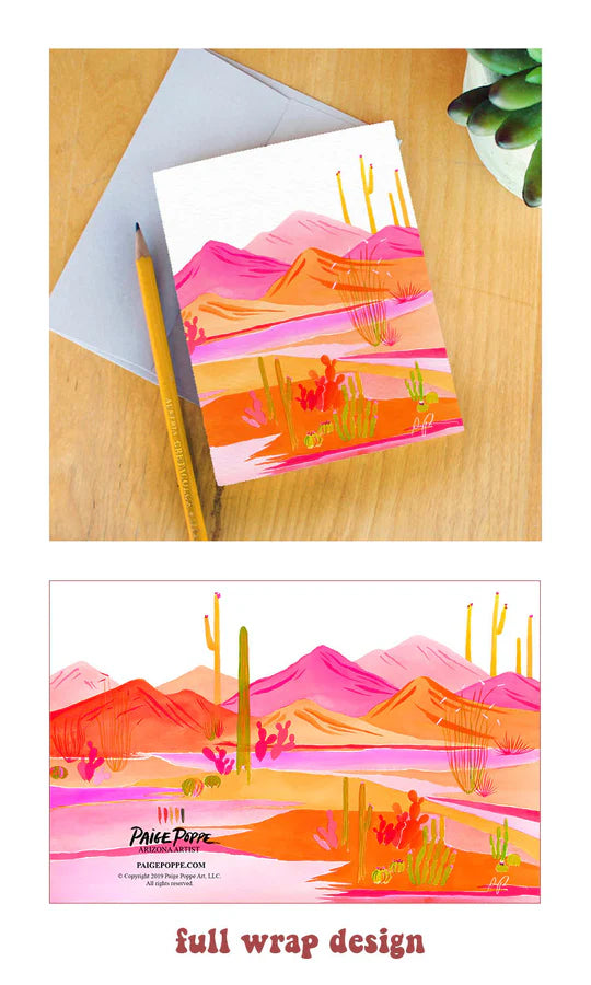 "Groovy Sunset" Greeting Card