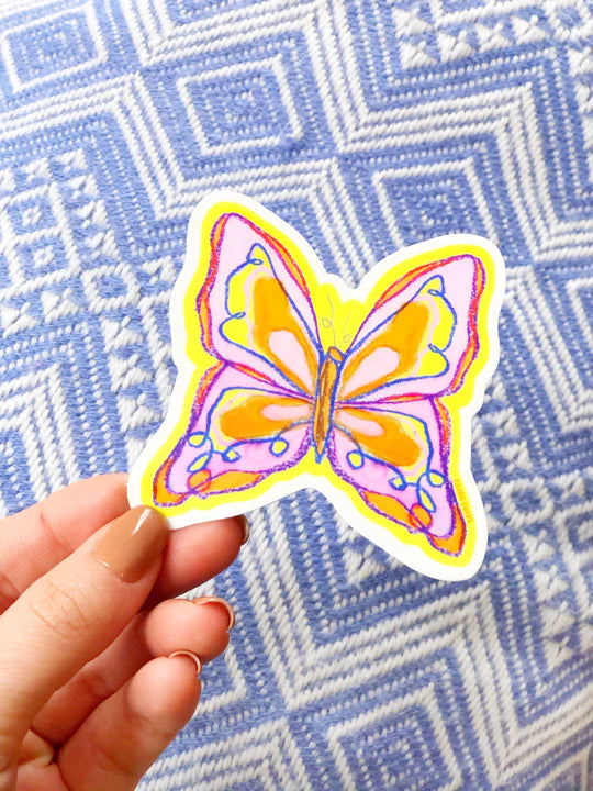 "Butterfly Babe" Sticker