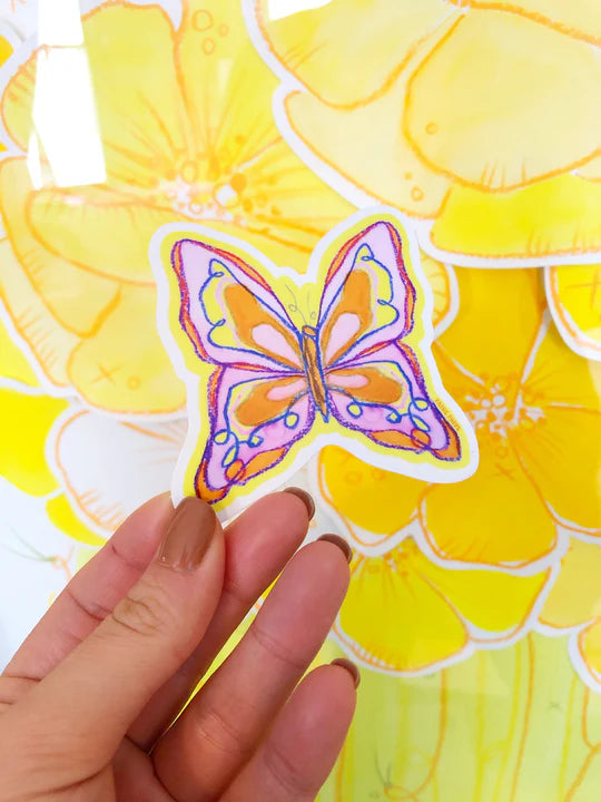 "Butterfly Babe" Sticker
