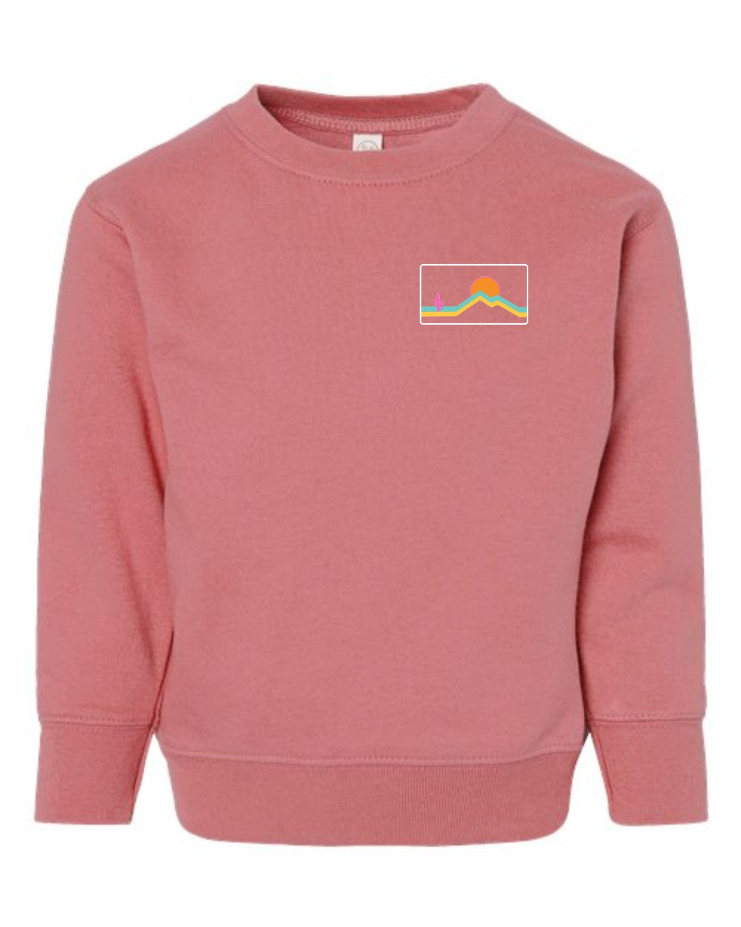 Hat Patch Embroidered Kids Sweatshirt