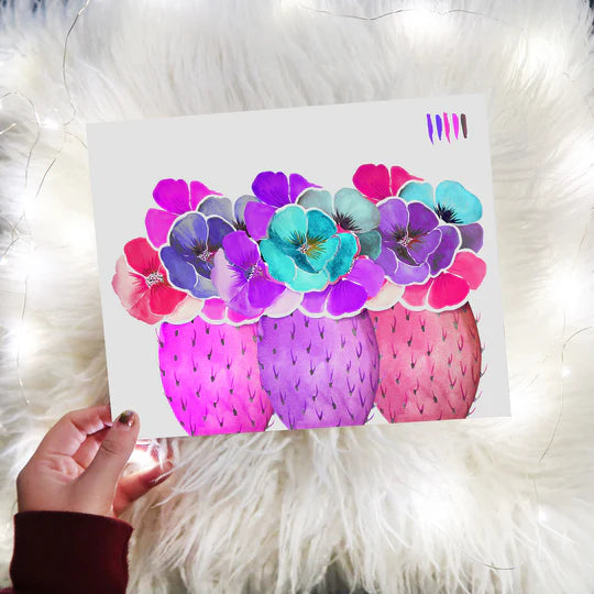 "Prickly Pinks" Fine Art Print