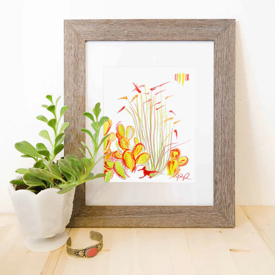 "Ruby Roadrunner" Art Print