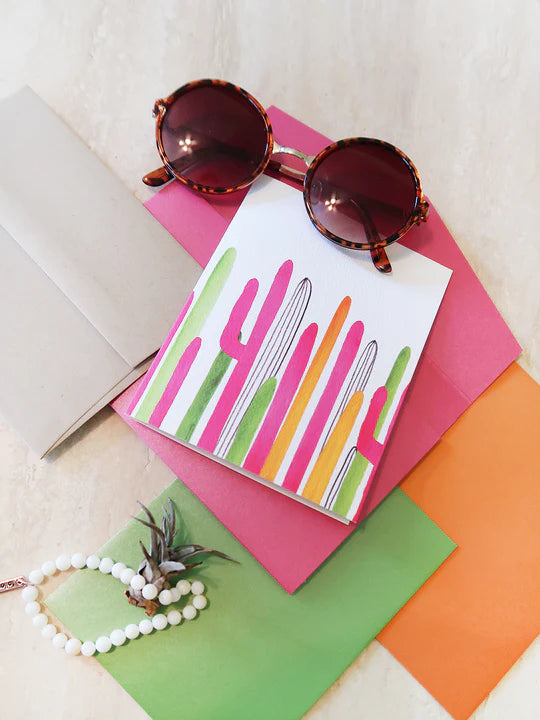 "Summer Saguaros" Greeting Card