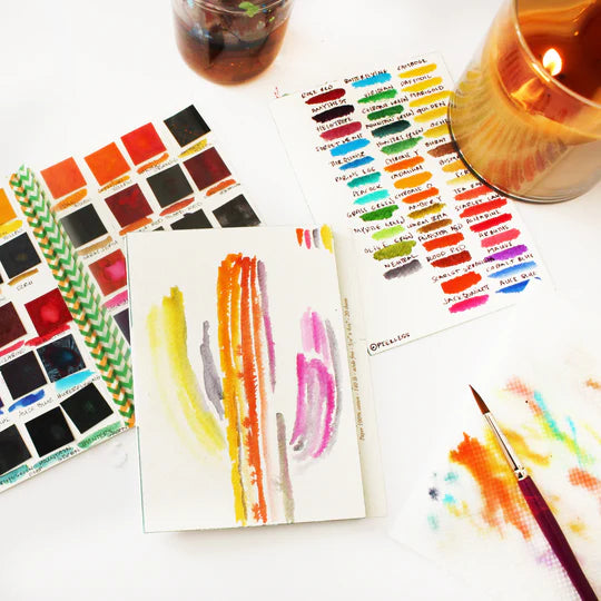 "Technicolor Saguaro" Watercolor Print