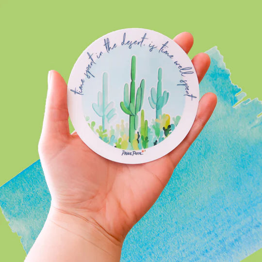 "Time Spent in the Desert" Sticker