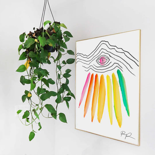 "Veyebrance" Art Print