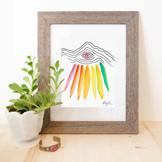 "Veyebrance" Art Print